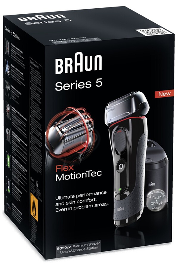 Rasoir électrique Braun SERIES 5 5050CC (4086414) | Darty