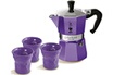 Bialetti SET MOKA + 3 TASSES VIOLET
