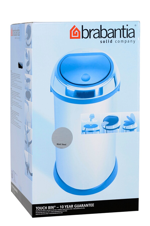 Poubelle Brabantia TOUCH 50 L TOUCH (1266985) Darty