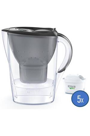 Bouteille Et Carafe Filtrante Brita Marella Noire EXPERT 5 MOIS