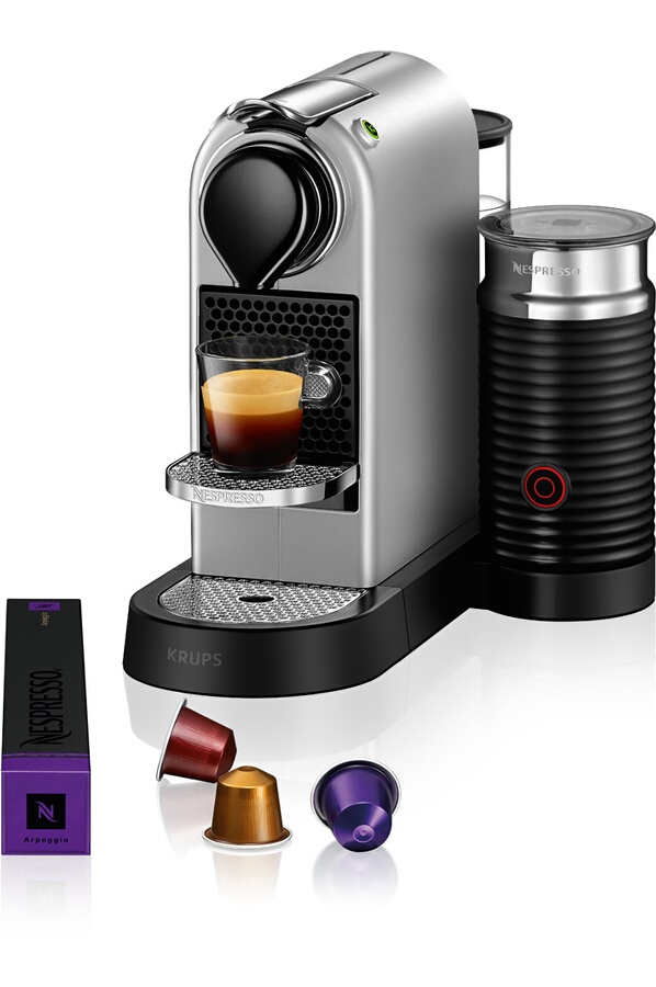 Expresso Krups NESPRESSO CITIZ MILK SILVER YY2732 4246004 Darty