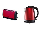 Moulinex GRILLE PAIN + BOUILLOIRE SUBITO ROUGE