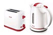Philips GRILLE PAIN + BOUILLOIRE BLANC/ROUGE