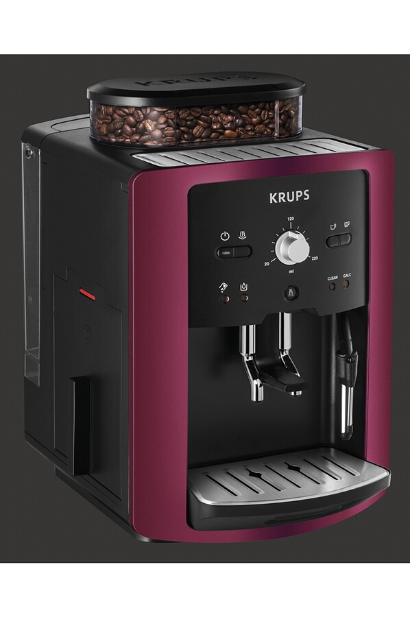 Expresso avec broyeur Krups EA800R10 FULL AUTO COMPACT MANUEL ROUGE GAMAY EA800R10 (4102410