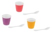 Les Artistes TASSE 10 CL VIOLET + ROSE + ORANGE