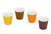 Les Artistes VERRI TASSES ORANGE JAUNE MARRON