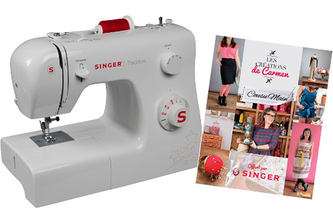 Machine a coudre Singer TRADITION 2250 + COUSU MAIN (4129440) Darty