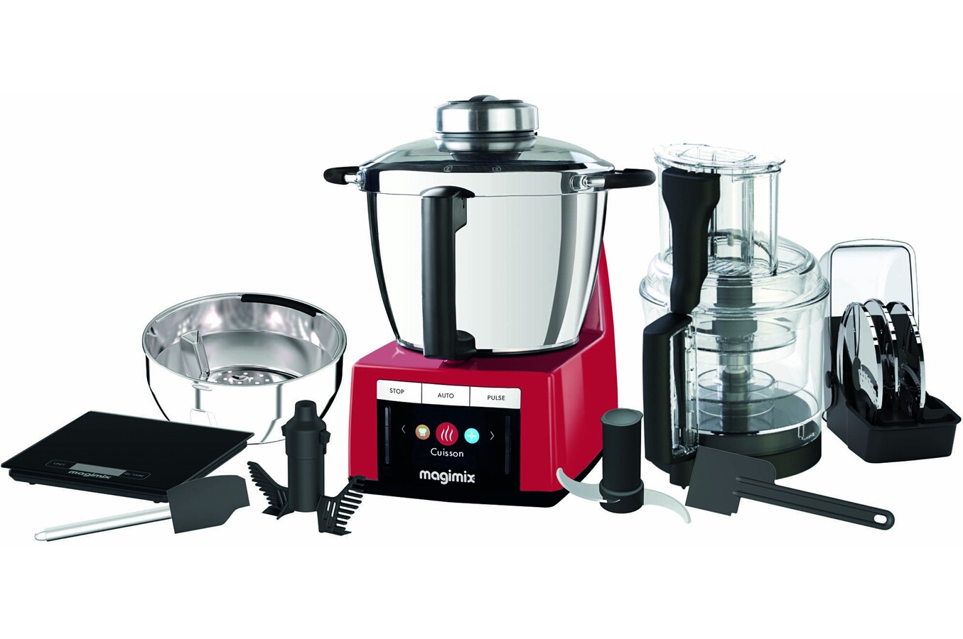 Robot cuiseur Magimix 18904 COOK EXPERT ROUGE (4085647) Darty