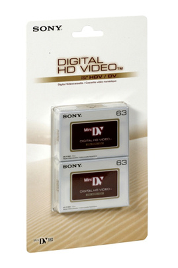 Cassette caméscope Sony K7 DVHD 63MM X2