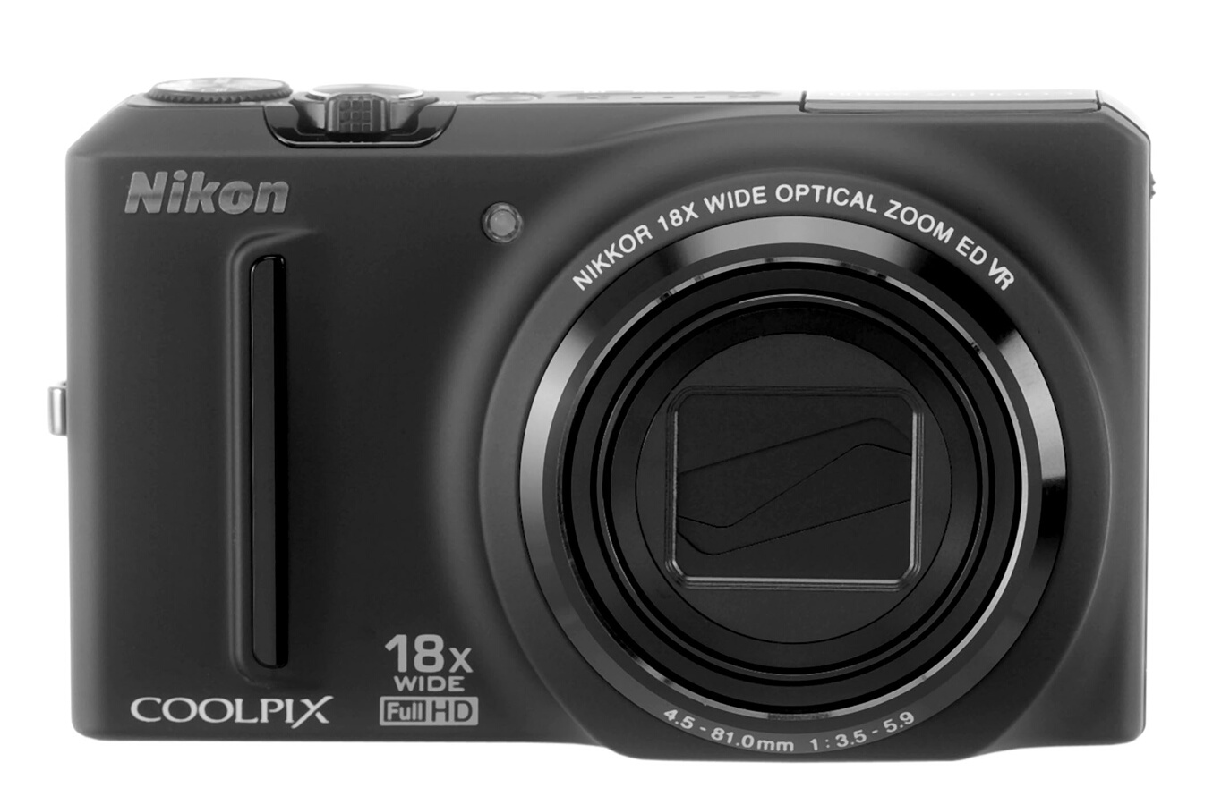 Appareil photo compact Nikon COOLPIX S9100 NOIR (3407020) Darty