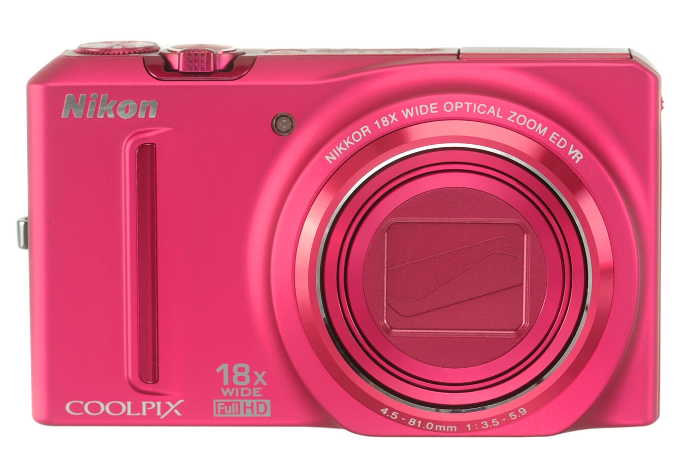 Appareil photo compact Nikon COOLPIX S9100 ROUGE (3407047) Darty