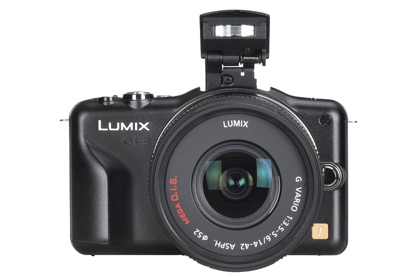 Appareil photo compact Panasonic LUMIX GF3 NOIR + 1442MM (3486311) Darty