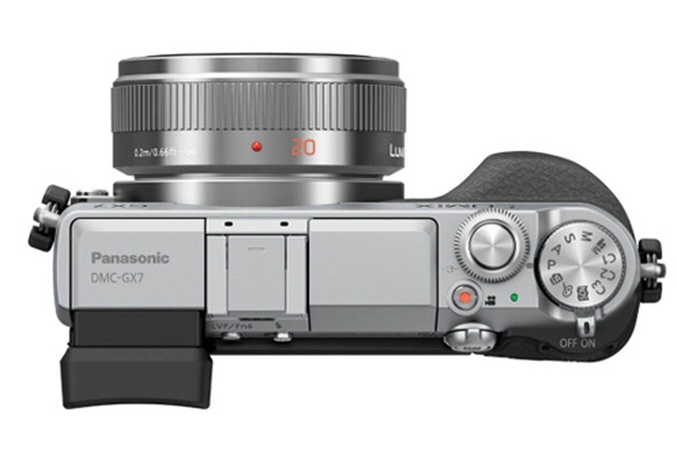 Appareil photo hybride Panasonic LUMIX DMCGX7C ARGENT + 20 MM F/1,7