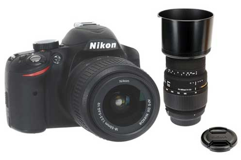 Nikon D3200 + 18 55VR + SIGMA 70 300 F4 5.6 DG (3756890)