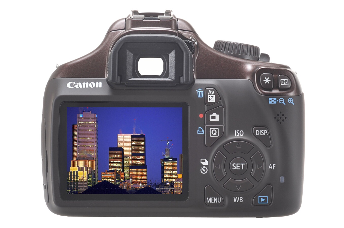 Reflex Canon EOS 1100D 18 55II IS CHOCOLAT +Housse pour appareil photo