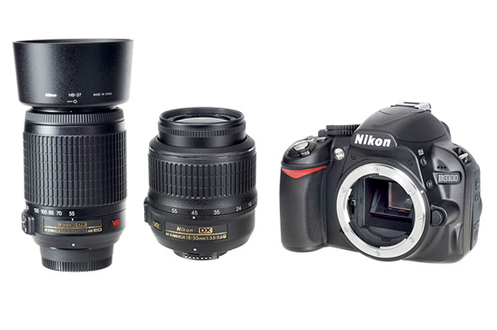 Reflex Nikon D3100+18 55VR+55 200VR D310018 55VR+55 200VR (1582887)