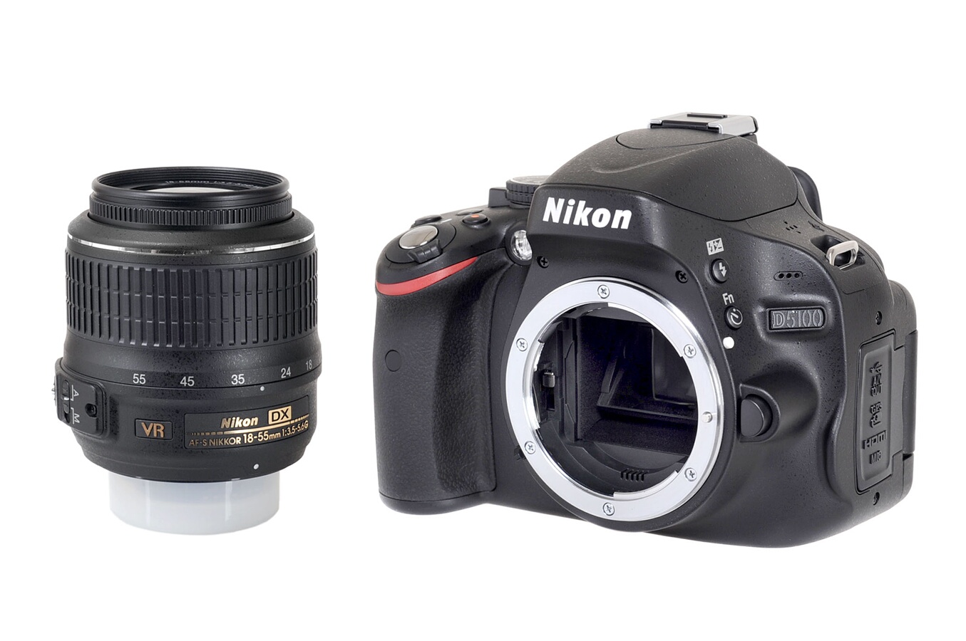 Reflex Nikon D5100 + 1855 VR (3431983) Darty