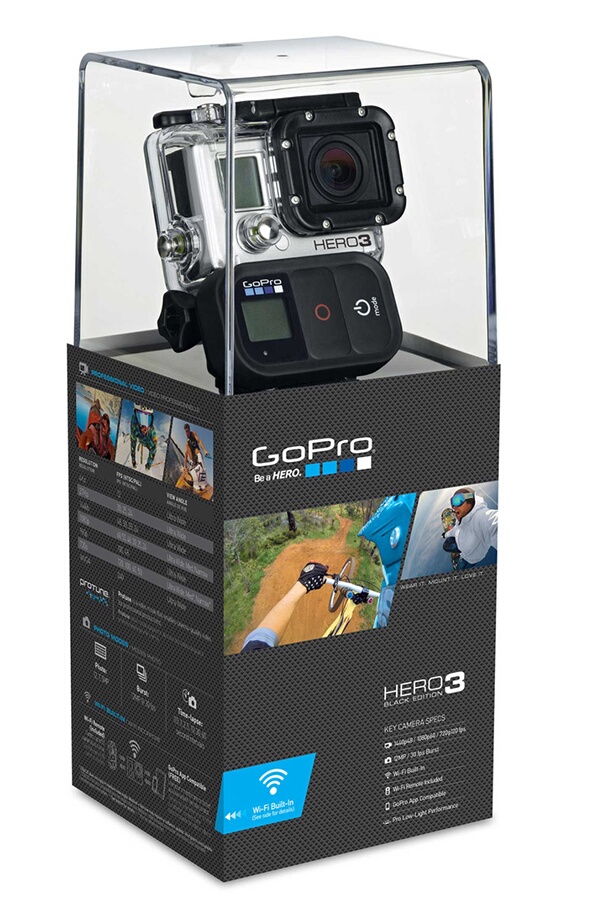 Caméra sport Gopro HD HERO3 BLACK EDITION ADVENTURE (3711005) Darty
