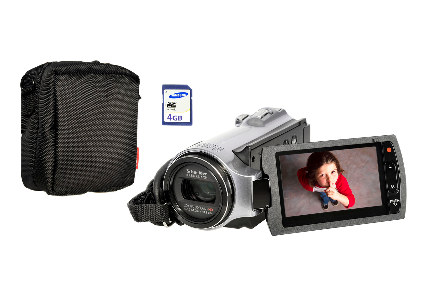 Caméscope numérique Samsung H 220 TITANE+ETUI+4GO (3203379)