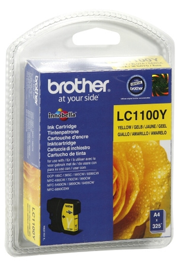 Cartouche D Encre Brother LC1100 Jaune 1192930 Darty