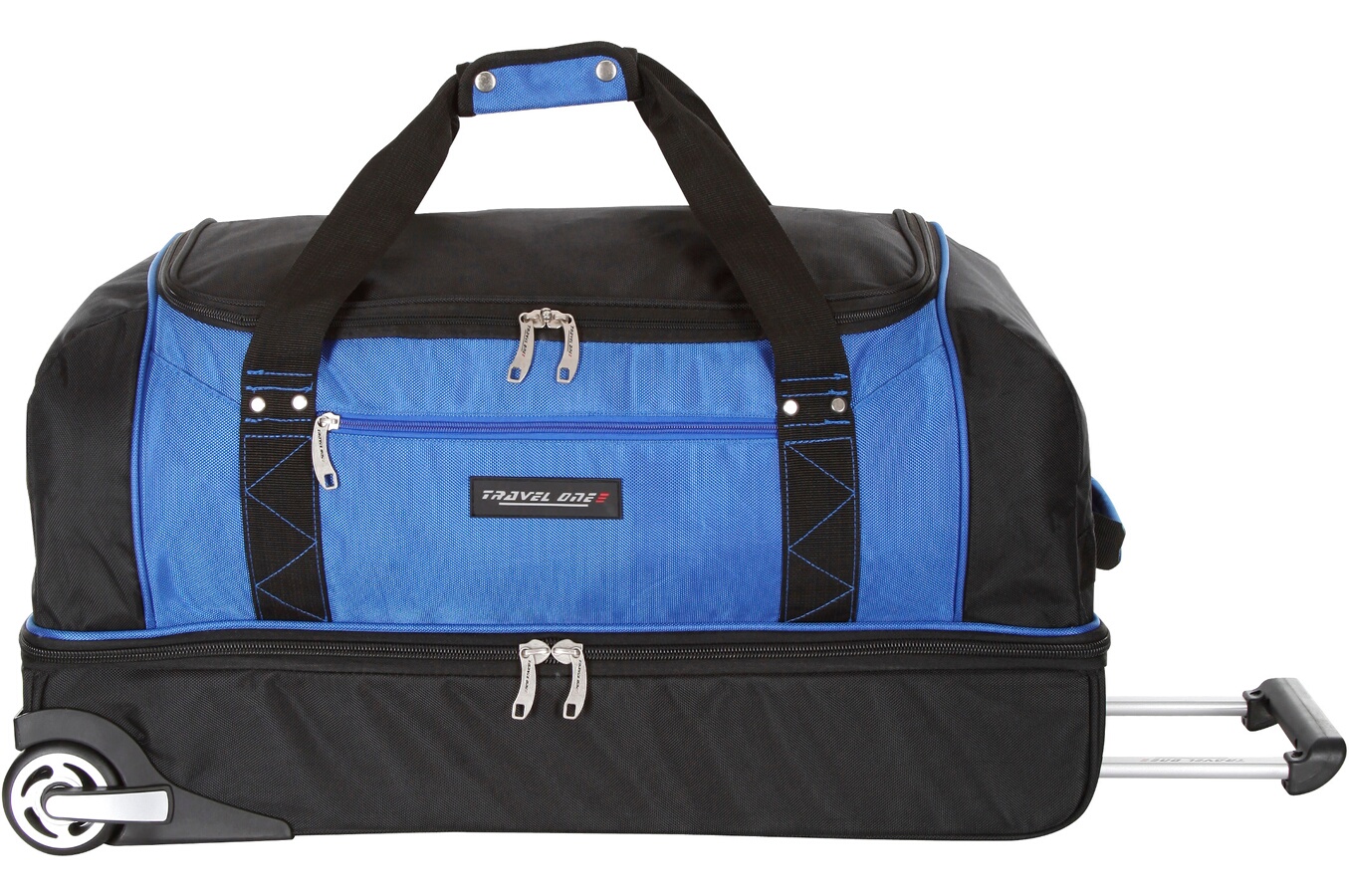 Valise Travel One SAC DE VOYAGE A ROULETTE BLEU (4235363) | Darty