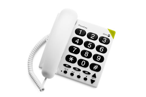 Téléphone filaire Doro Matra PHONE EASY BLANC (0354430)