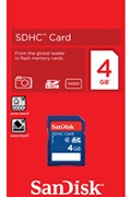 Sandisk SDHC 4 Go