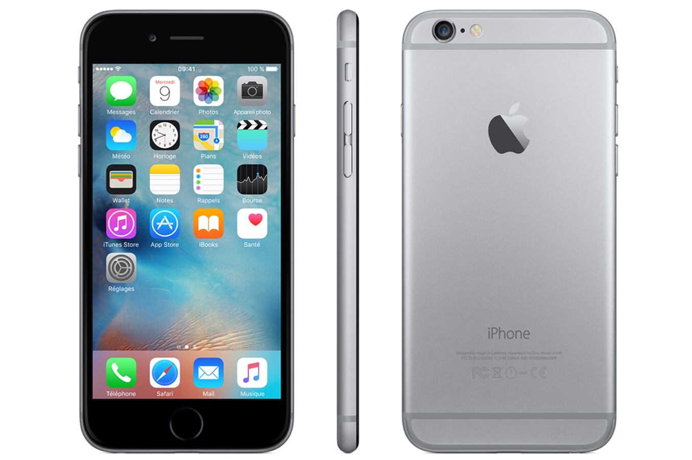 iPhone Apple IPHONE 6 32GO GRIS SIDERAL (4302273) Darty