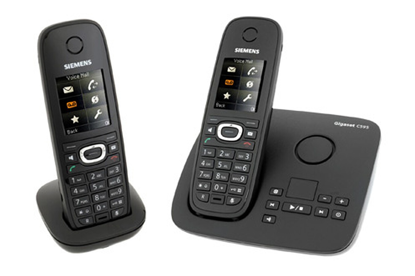 Téléphone sans fil Gigaset C 595 DUO NOIR (3115445) Darty