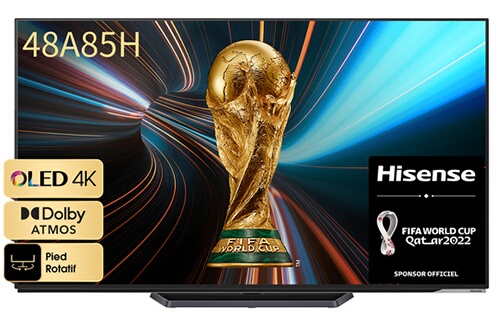TV OLED HISENSE 48A85H 48'''' 4K Ultra HD Smart Tv