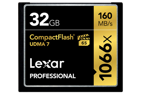 Cartes CompactFlash Lexar COMPACT FLASH 32 GO UDMA 7