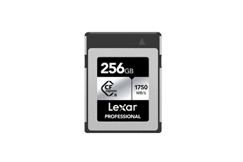 Des performances idéales pour vos vidéos 8K / Capacité de stockage 256 Go / Rapidité de transfert jusqu'à 1750 Mbps / Vitesse d'écriture jusqu'à 1300 Mbps