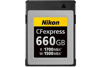 Capacité 660 Go / 1700 MB/s en lecture et 1500 MB/s en écriture / Pour Nikon Z9 ,Z8, Z6II, Z7II