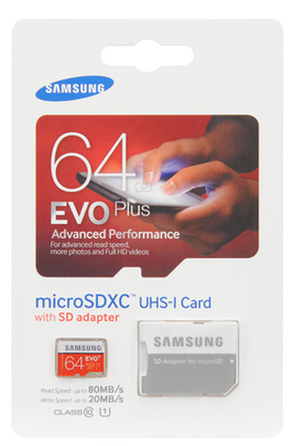 Carte Micro SD 64 go EVO PLUS