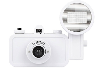 Accessoires photo Lomography La Sardina Camera and Flash DIY-Edition 35 mm f/8 Blanc