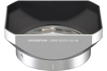 Accessoires photo Olympus Pare-Soleil LH-48 silver pour ED 12mm f/2 en metal