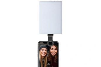 Torche bicolore de 60 LED compatible smartphone et appareil photo