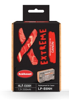 Batterie appareil photo Hahnel Extrême LP-E6N pour Canon EOS R5, R6, R7, 5D MKIV, 6D MKII
