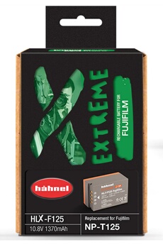 Hahnel - Batterie appareil photo Hahnel Extrême NP-T125 pour Fujifilm GFX 50S, GFX 50R et GFX 100