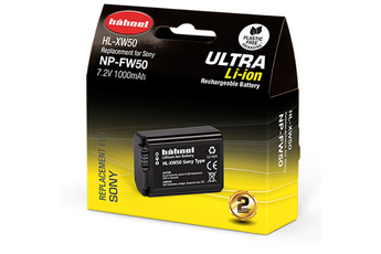 Batterie appareil photo Hahnel Ultra NP-FW50 pour Sony RX10 IV, A6400, A6000, A7S II et A7 II