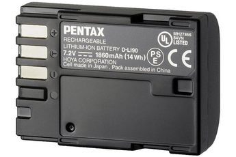 Batterie appareil photo Pentax D-LI90 pour K3 MKIII et K1 MKII