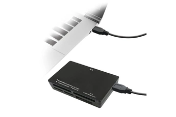 Lecteur carte mémoire Accsup USB 2.0 Noir