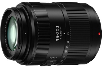 Panasonic - Objectif zoom Panasonic LUMIX VARIO G 45-200MM F/4-5.6 II POWER OIS