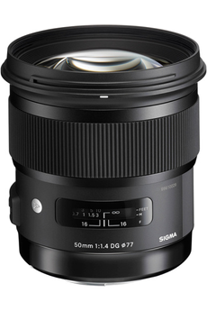 SIGMA Objectif 50 mm f/1,4 DG HSM ART Nikon