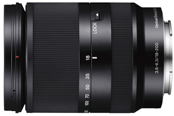 Objectif zoom Sony E 18-200mm f/3,5-6,3 LE noir