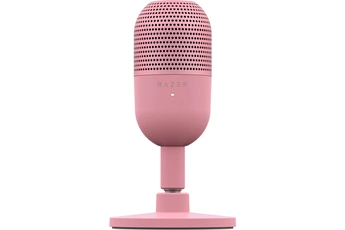 Microphone à condensateur de 14 mm / Modèle de prise de son supercardioïde / Capteur de mise en sourdine avec indicateur LED / Absorbeur de chocs intégré