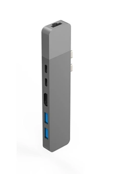 Hub USB-C 6 en 2 Mcbook Pro Silver