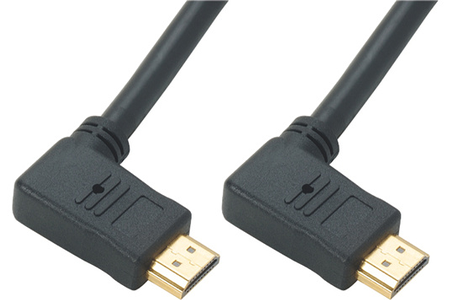 Connectique Audio / Vidéo Erard CABLE HDMI 2.0 Coudé Latéral 90° 2 m