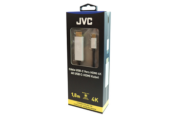 Connectique Audio / Vidéo Jvc CABLE USB-C TO HDMI 1.8M