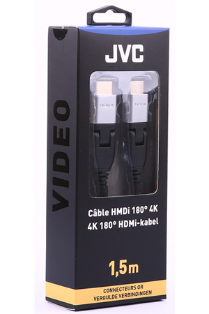 Connectique Audio / Vidéo Jvc CORDON HDMI 4K 90° 1,5M GOLD